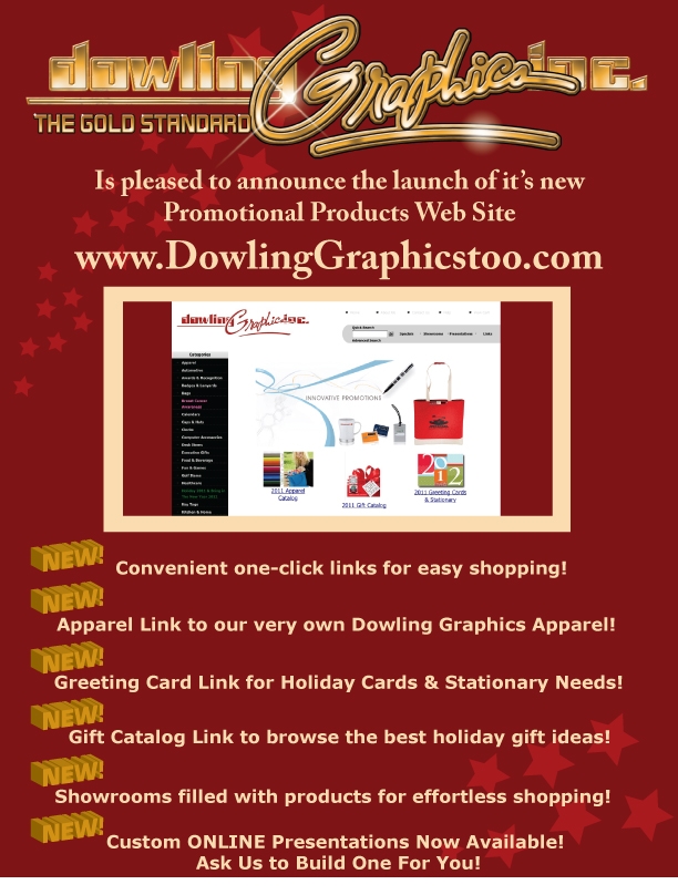 Dowling Graphics, Inc. Web Site Launch Announcemen